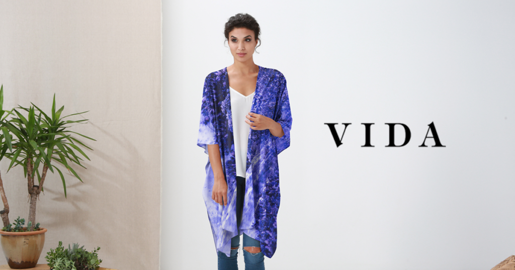 Blue Anemone Sheer Wrap