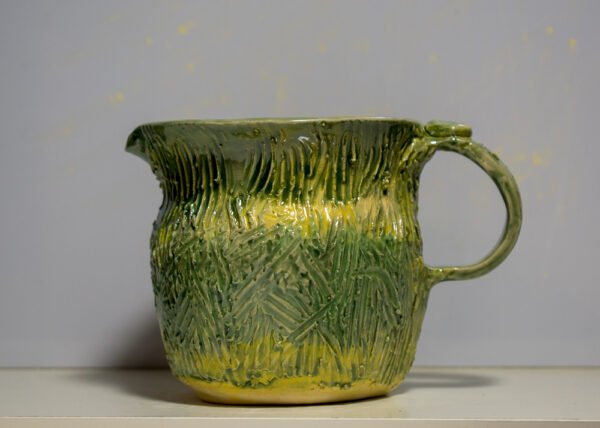 Green Textured Pitcher