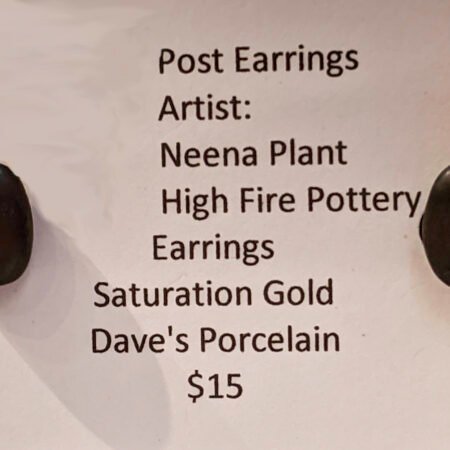 Gold Post Earrings