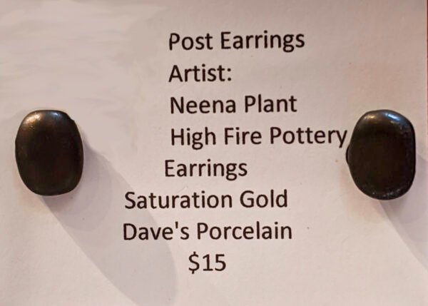 Gold Post Earrings