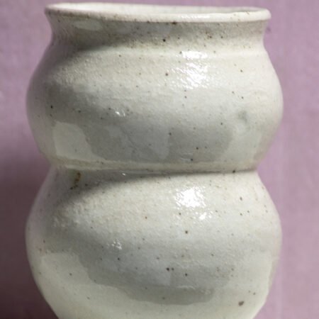 White Collared Vase