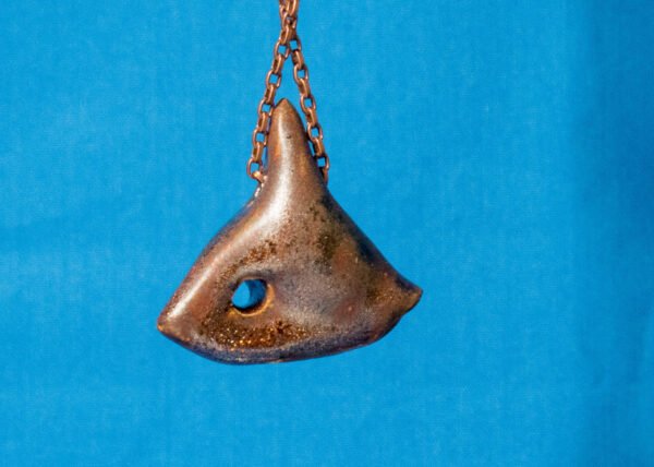 Antique Copper Triangle Pendant