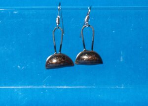 Antique Copper Wedge Earrings