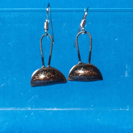 Antique Copper Wedge Earrings