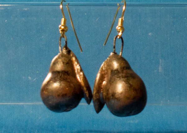 Antique Copper Pear Earrings