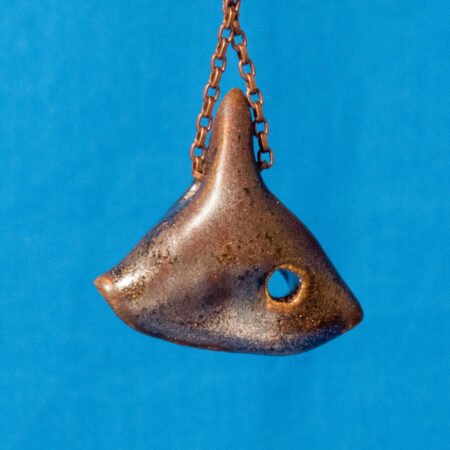 Antique Copper Triangle Pendant