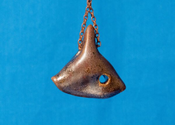 Antique Copper Triangle Pendant