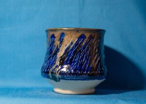 Textured Blue Tea Bowl