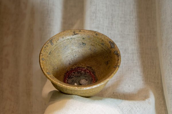 Silvered Red Ring Bowl