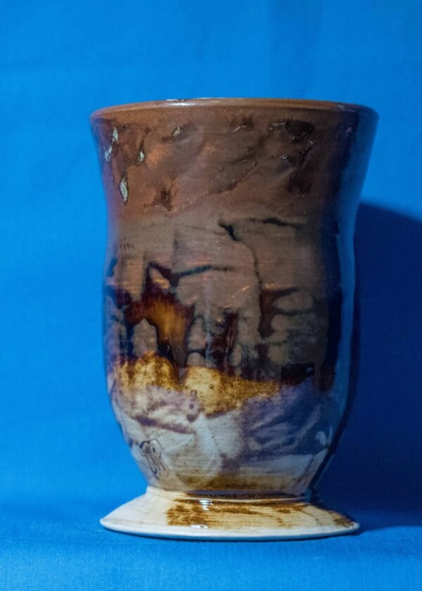 Rusty Footed Vase