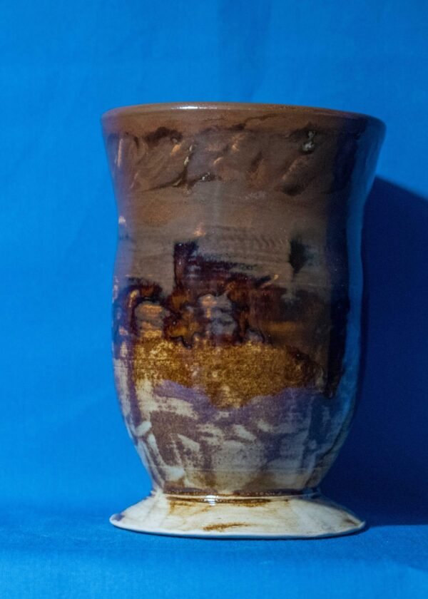 Rusty Footed Vase