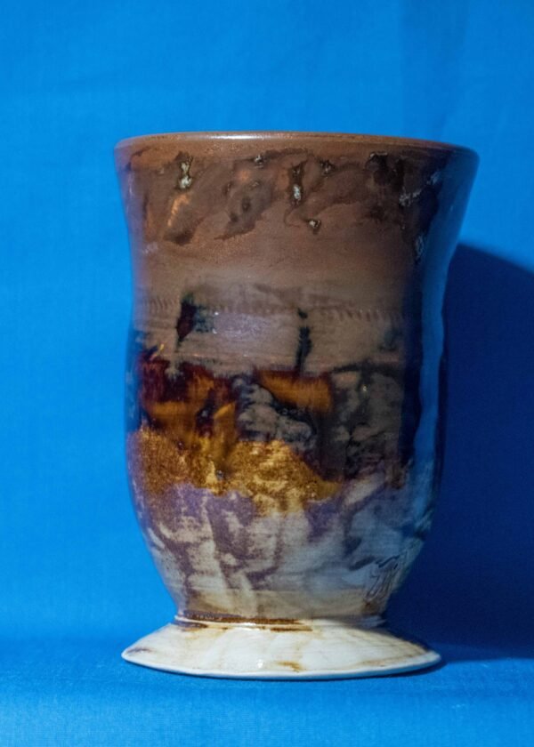 Rusty Footed Vase