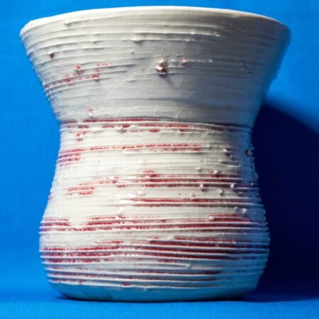 Vase with Red Lines
