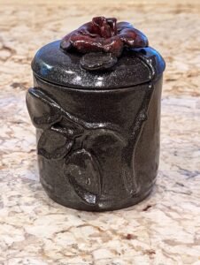 Rose Topped Jar