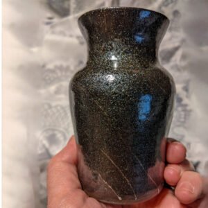 Subtle Diagonal Stripe Vase
