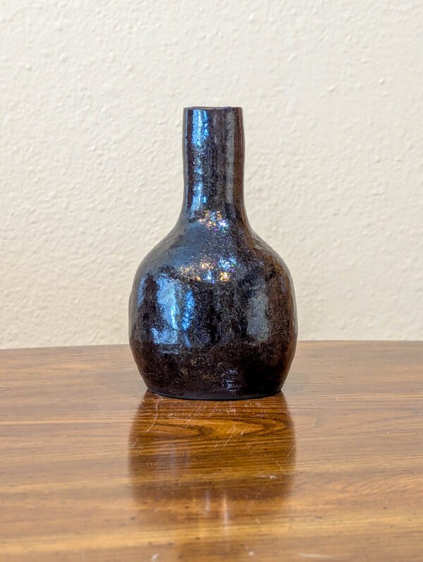 Bust Your Bubble Black Vase