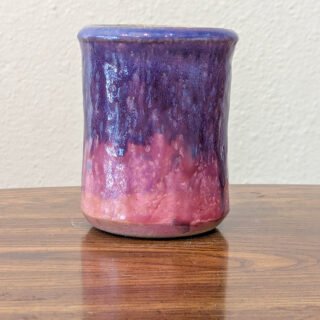 Textured Purple Tumbler